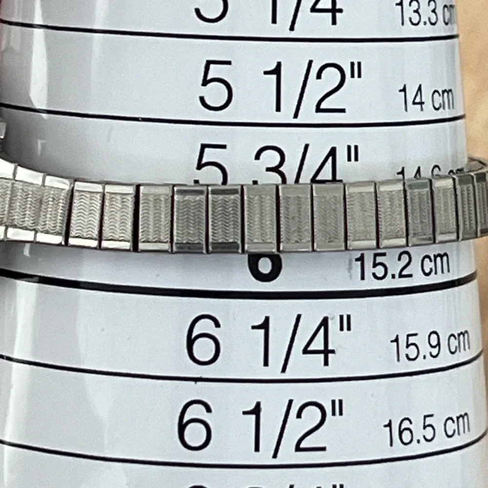 Croton Waterproof Rare Vintage Mechanical Ladies Watch Stainless Dial Bracelet